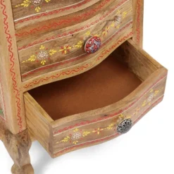 Ailey Handcrafted Boho Mango Wood 3 Drawer Nightstand Natural - Christopher Knight Home -Living Room Furniture Store GUEST 007c4793 83ee 494e b631 fa0f2186af6c