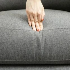 HOMCOM Recliner Sofa Couch With Easy Pull Handles And Adjustable Footrest, 3 Seater Sofa Modern Couch, Gray -Living Room Furniture Store GUEST 01285fca bf0d 4ab6 9636 ed4f6bbd7658