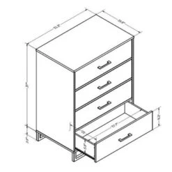 Mixed Material 4 Drawer Dresser - Room Essentials™ -Living Room Furniture Store GUEST 0183eaab ffa6 4b7e b8e1 e252b8eb2e08