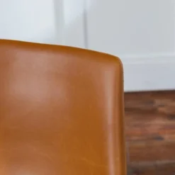 Set Of 2 Laslo Modern Upholstered Faux Leather Dining Chairs - Saracina Home -Living Room Furniture Store GUEST 01a56aa2 de82 4035 962c cb49ef2b10bd