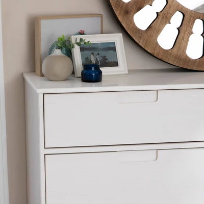 Mid-Century Modern Groove Wood 6 Drawer Dresser - Saracina Home 5 Mid-Century Modern Groove Wood 6 Drawer Dresser - Saracina Home - Image 3