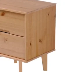 Mid-Century Modern Wood Nightstand - Saracina Home -Living Room Furniture Store GUEST 0e625427 4e53 409c 93f2 180030666c77