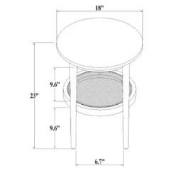 Wood & Cane Round Accent Side Table - Hearth & Hand™ With Magnolia 20 Wood & Cane Round Accent Side Table - Hearth & Hand™ With Magnolia -Living Room Furniture Store GUEST 0eb2755c d2db 4090 861c f37402a4c9dc