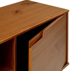 Solid Wood Mid-Century Modern TV Stand For TVs Up To 80" - Saracina Home -Living Room Furniture Store GUEST 1230d599 1ffc 49f5 88b2 9c14434896a7