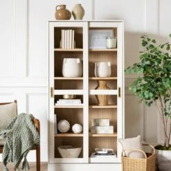 72" Promontory Cabinet With Sliding Doors - Threshold™ Designed With Studio McGee -Living Room Furniture Store GUEST 123e42a0 83f1 4a74 b01e b843c1da7645