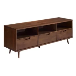 Cara 3 Drawer Mid-Century Modern 3 Drawer TV Stand For TVs Up To 80" - Saracina Home 29 Cara 3 Drawer Mid-Century Modern 3 Drawer TV Stand For TVs Up To 80" - Saracina Home -Living Room Furniture Store GUEST 1a0f755d 5887 444d b17e bc0a5160126c