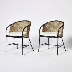 2pc Westcliff Seagrass Dining Chairs - Threshold™ Designed With Studio McGee -Living Room Furniture Store GUEST 1a2c5a36 ead8 4159 ba47 2d514011b1c4