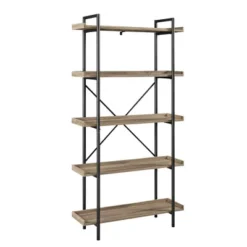 68" 5 Tray Shelf Urban Pipe X Back Bookshelf - Saracina Home 19 68" 5 Tray Shelf Urban Pipe X Back Bookshelf - Saracina Home -Living Room Furniture Store GUEST 1ba76728 7bd1 44dc b91f 1adf495caa27