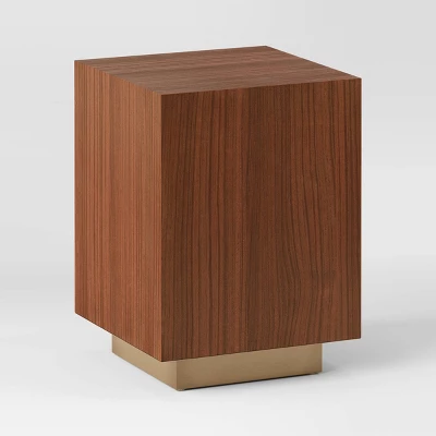 Wood And Metal Plinth Accent Table - Threshold™ 4 Wood And Metal Plinth Accent Table - Threshold™ - Image 2