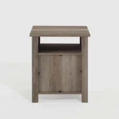 Transitional Classic Windowpane Storage Side Table - Saracina Home -Living Room Furniture Store GUEST 1f9f616c 5dfb 4a69 aed2 39c216f81c4c