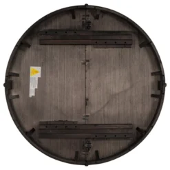 5 PCS Round Wood Extendable Dining Table Set With 4 Upholstered Dining Chairs-ModernLuxe -Living Room Furniture Store GUEST 212f37de 605d 4387 bf12 e25a3f8f8e3e