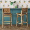 Ceylon Woven And Wood Barstool - Threshold™ -Living Room Furniture Store GUEST 2589bd3f 9e44 4b02 8c14 baee5cf5d602