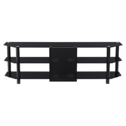 Travers Open Shelves TV Stand For TVs Up To 82" Black - CorLiving -Living Room Furniture Store GUEST 2c86afcd 5fff 406c 8591 f830049a908a