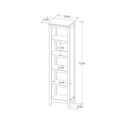 72" Carson Narrow Bookcase - Threshold™ -Living Room Furniture Store GUEST 2f5b1add e3dc 46cd a227 07b43a380bc4