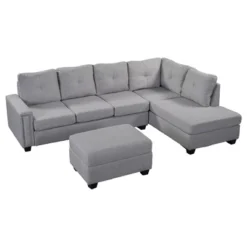 108" Reversible L-Shape Sectional Sofa Couch With Storage Ottoman-ModernLuxe 19 108" Reversible L-Shape Sectional Sofa Couch With Storage Ottoman-ModernLuxe -Living Room Furniture Store GUEST 3035f666 1fcd 484c 8f89 77d780d2d56c