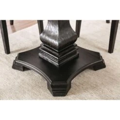 Buckley Round Dining Table White/Black - HOMES: Inside + Out -Living Room Furniture Store GUEST 3059dafa 2202 408f be96 050eeec8d055