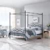 Queen Earhart Traditional Iron Canopy Bed - Christopher Knight Home -Living Room Furniture Store GUEST 30f129bf 5646 4bdf 9070 2f7499624856