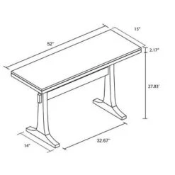 Pedestal Wood Console Table - Natural - Hearth & Hand™ With Magnolia -Living Room Furniture Store GUEST 31a54363 58b5 41eb a744 699d14d31368