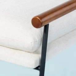 Cushioned Metal & Wood Bench - Cream/Black - Hearth & Hand™ With Magnolia 9 Cushioned Metal & Wood Bench - Cream/Black - Hearth & Hand™ With Magnolia -Living Room Furniture Store GUEST 31d32cd8 6e8f 42a8 ba93 0f4864c8073d