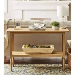 Gretna Narrow Console Table Natural - Threshold™ -Living Room Furniture Store GUEST 31fede49 ac3f 489d 875d 175e74c636e1