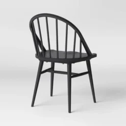 2pk Adwolf Rounded Spindle Dining Chairs Black - Threshold™ 12 2pk Adwolf Rounded Spindle Dining Chairs Black - Threshold™ -Living Room Furniture Store GUEST 3349c84d 67f7 4df0 bbc1 7211fcfc09d1