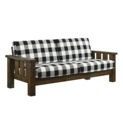 Jovie Gingham Rustic Sofa - HOMES: Inside + Out -Living Room Furniture Store GUEST 3395486d aa46 4a1a a252 72838a93d30e