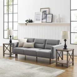 Set Of 2 Sophie Rustic Farmhouse X Frame Side Tables - Saracina Home -Living Room Furniture Store GUEST 43e98224 dc95 406b 9b2a 49942d8153d0