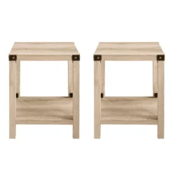 Set Of 2 Sophie Rustic Farmhouse X Frame Side Tables - Saracina Home -Living Room Furniture Store GUEST 44f79b6e 19f0 4b8d a95b e597d82b26b9