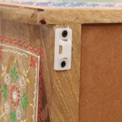 Ailey Handcrafted Boho Mango Wood 3 Drawer Nightstand Natural - Christopher Knight Home -Living Room Furniture Store GUEST 48e2c173 2250 4977 89a8 59a07e607dd9