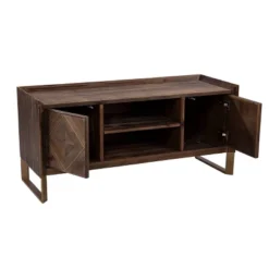 Glacerad Reclaimed Wood Media Console For TVs Upto 50" Brown - Aiden Lane -Living Room Furniture Store GUEST 4bd16b9b 7878 4b86 840d 8ad0879c2604