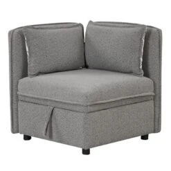 122.8" Minimalist Convertible Modular Sofa, Upholstered Sectional Sofa Couch With 5 Pillows-ModernLuxe -Living Room Furniture Store GUEST 4f5df18d 3a41 40e4 ab5d d5cf1bbfde15