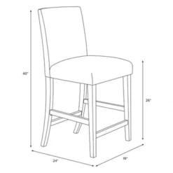 25" Velvet Parsons Counter Height Barstool Wood - Threshold™ 17 25" Velvet Parsons Counter Height Barstool Wood - Threshold™ -Living Room Furniture Store GUEST 502e98e9 d371 4be1 ac02 195efdc5d03b