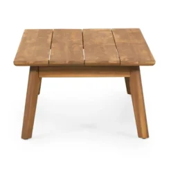 2pc Ellendale Outdoor Acacia Wood Loveseat & Coffee Table Teak/White - Christopher Knight Home -Living Room Furniture Store GUEST 527fc4b4 2c48 4434 96d6 54220c45be10