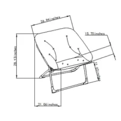 Folding Dish Kids’ Chair - Pillowfort™ -Living Room Furniture Store GUEST 53cafdeb cd12 4604 8d7b b3a6678386a0