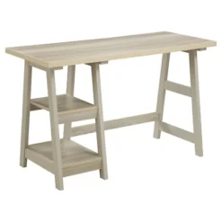 Designs2Go Trestle Desk With Shelves - Breighton Home 31 Designs2Go Trestle Desk With Shelves - Breighton Home -Living Room Furniture Store GUEST 56518931 3089 42a6 88ab f60331c97f7f