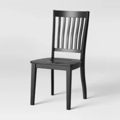 2pk Holden Slat Back Dining Chair Black - Threshold™ -Living Room Furniture Store GUEST 5c33c1cf e8f4 40f2 8880 34c871685475