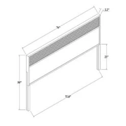 Wood & Cane Transitional Headboard - Hearth & Hand™ With Magnolia -Living Room Furniture Store GUEST 5d33534e d312 4fba a31c c59b7e6b6265