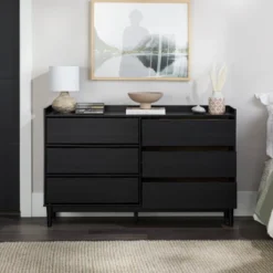 Mid-Century Modern Solid Wood 6 Drawer Double Dresser - Saracina Home 25 Mid-Century Modern Solid Wood 6 Drawer Double Dresser - Saracina Home -Living Room Furniture Store GUEST 6055ff97 4649 4b8d 9ad4 41a92d811076