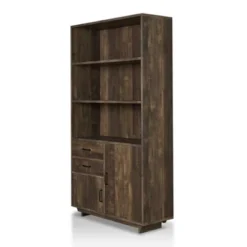 69.8" Tappan Bookcase With Cabinet Reclaimed Oak - HOMES: Inside + Out -Living Room Furniture Store GUEST 6126529a 5085 49be aa77 9ed263a2e1ad