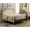 Geraldine Upholstered Headboard Poster Panel Bed Powder Coated Gun Metal - HOMES: Inside + Out -Living Room Furniture Store GUEST 68b63e82 d308 4da5 a092 5b7b86bff086
