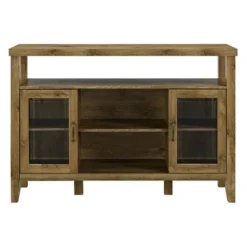 Rustic Transitional Double Door Highboy Buffet - Saracina Home -Living Room Furniture Store GUEST 70616bee 9544 481f ac90 2b81fb998cdc