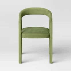 Lana Curved Back Upholstered Dining Chair Olive Green Velvet - Threshold™ -Living Room Furniture Store GUEST 718af06f 9d96 42aa a067 2e2ad58efde4