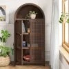 Woven Arched Wood Cabinet - Threshold™ 1 Woven Arched Wood Cabinet - Threshold™ -Living Room Furniture Store GUEST 73a55bd1 6a6c 4c44 84d9 6effff9a7fc1