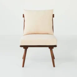 Spindle Back Accent Chair With Cushions Brown/Cream - Hearth & Hand™ With Magnolia 10 Spindle Back Accent Chair With Cushions Brown/Cream - Hearth & Hand™ With Magnolia -Living Room Furniture Store GUEST 73f76910 42de 4f93 b7f9 c4d237cc0893