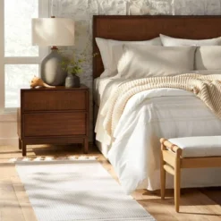 Wood & Cane Transitional Nightstand - Hearth & Hand™ With Magnolia -Living Room Furniture Store GUEST 7458edb0 cafe 4b22 951c a4eb42bc6887 1