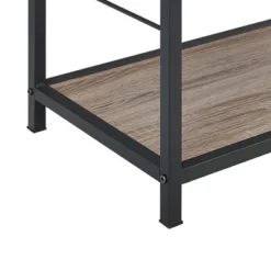 63" 4 Shelf Industrial Transitional Tall Bookshelf - Saracina Home -Living Room Furniture Store GUEST 74b08387 2f15 476a a5fc f15fb5ce05e6