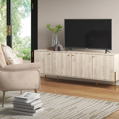 60" Elowen 4 Door TV Stand For TVs Up To 60" - Threshold™ 3 60" Elowen 4 Door TV Stand For TVs Up To 60" - Threshold™