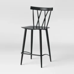 Set Of 2 Becket Metal X Back Counter Height Barstool Black - Threshold™ -Living Room Furniture Store GUEST 7ab60607 4e5e 4b03 a2af 7cf9061779fb