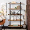 68" 5 Tray Shelf Urban Pipe X Back Bookshelf - Saracina Home 2 68" 5 Tray Shelf Urban Pipe X Back Bookshelf - Saracina Home -Living Room Furniture Store GUEST 7ad9f6be 6ef0 46de 8004 93e79c8b8790