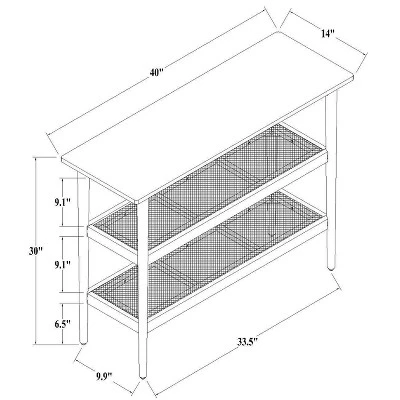 Wood & Cane Console Table - Hearth & Hand™ With Magnolia 9 Wood & Cane Console Table - Hearth & Hand™ With Magnolia - Image 7